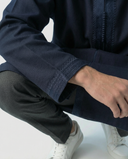 Navy Blue Cashmere Djellaba