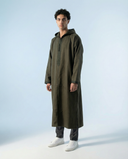 Khaki Cashmere Djellaba
