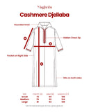 Navy Blue Cashmere Djellaba