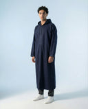 Navy Blue Cashmere Djellaba